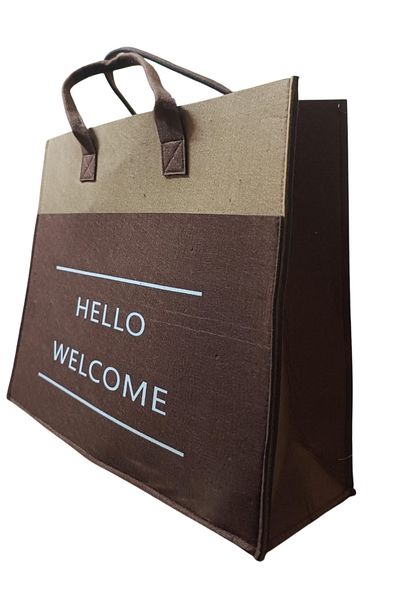 BASURRAH Elegant Two-Tone Felt Tote Bag-multi color