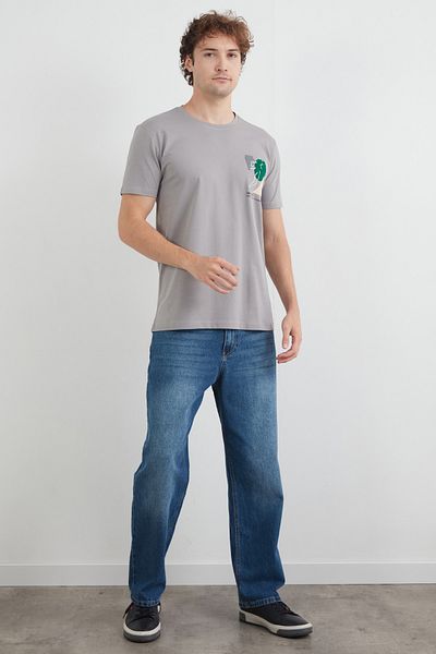 Fulla Moda Κεντημένο T-Shirt με λαιμόκοψη