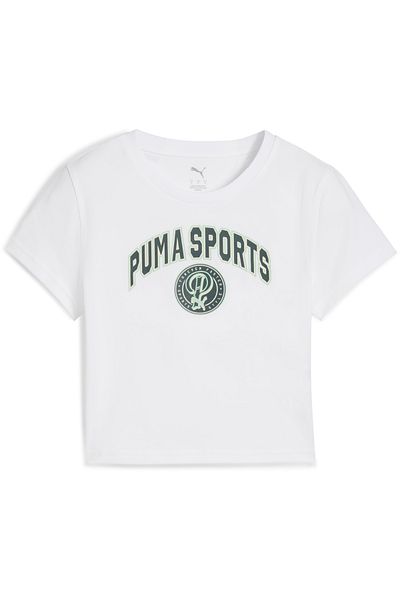 Puma Tricou pentru bebeluși cu imprimeu sportiv Legacy Graphic, pentru femei, Wardrobe Essentials