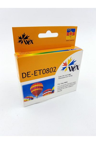 EPSON Cartuș Compatibil Wox Cyan pentru T0802