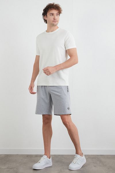 Fulla Moda Σορτς με φερμουάρ τσέπης με στάμπα I`m Fast