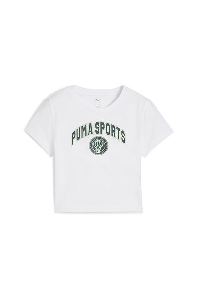 Puma Tricou pentru bebeluși cu imprimeu sportiv Legacy Graphic, pentru femei, Wardrobe Essentials