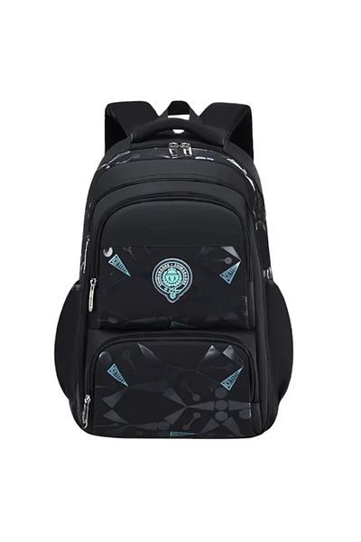 OricareFain School Backpack for Boys, NEVERMORE, 46 x 30 x 17 cm, Black