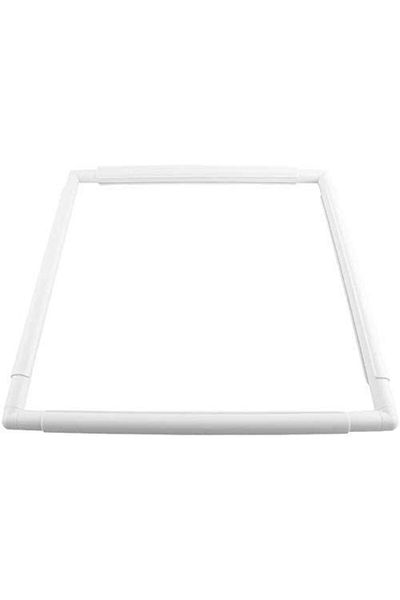 Wool Queen universal embroidery frame, white, polypropylene, 43 x 43 cm