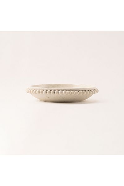 LA MESA Selah off-white stoneware plate 28*28*5.5 cm