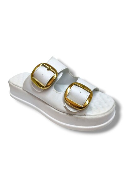 ŞANZELİZE AYAKKABI Γυναικείες παντόφλες Şanzelize K105-25 Δερμάτινες Ανατομικ...