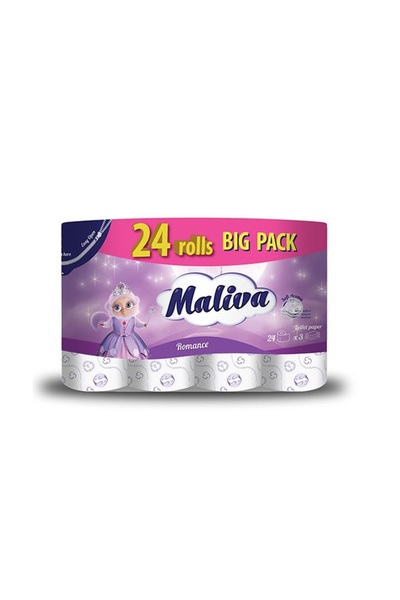 Maliva Hartie igienica Romance 24 role, 3 straturi