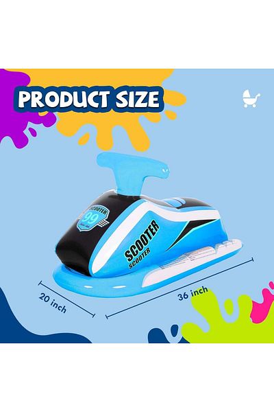 rexa Rider Outdoor Inflatable Water Sports Pool Floating Swimming Toys for Kids