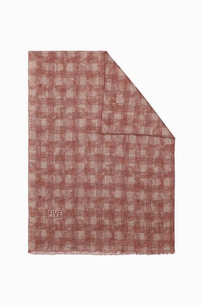 Levidor Camel Relax Plaid Pattern Shawl