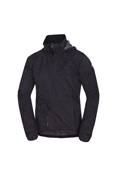 NORTHFINDER Jachetă multisport impermeabilă pentru bărbați, pliabilă, 2L, NORTHKIT, neagră, mărimea 4XL