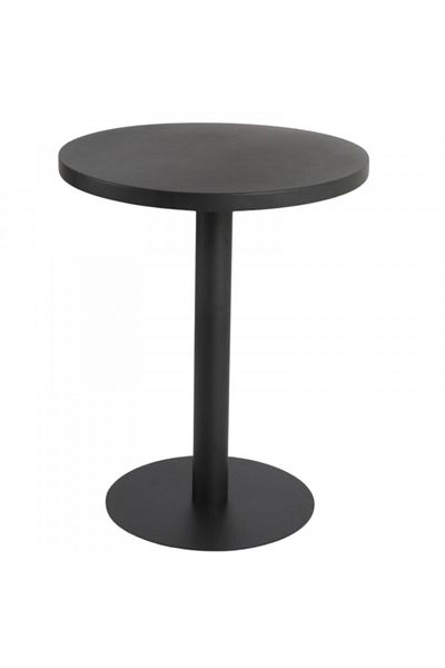 rexa Black iron round table