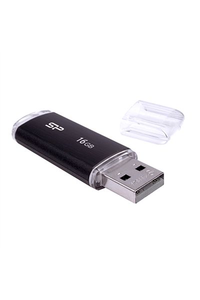 3 Memorie USB Silicon Power 16GB, USB 2.0, Negru