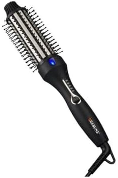 rebune Repune Thermal Hair Brush, 45W, 5 Temperature, Black