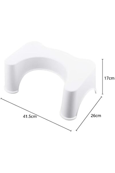 mastergold Durable and lightweight plastic toilet footrest 41x47x17 cm helps maintain a comfortable and healthy squatting position