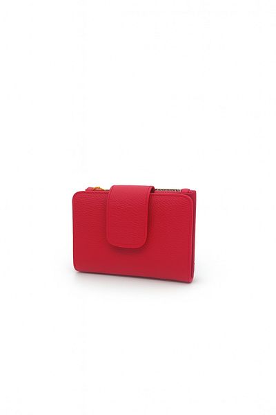 UCCELLO Women's Zippered Card Holder Wallet - Leather Look, Coin Compartment