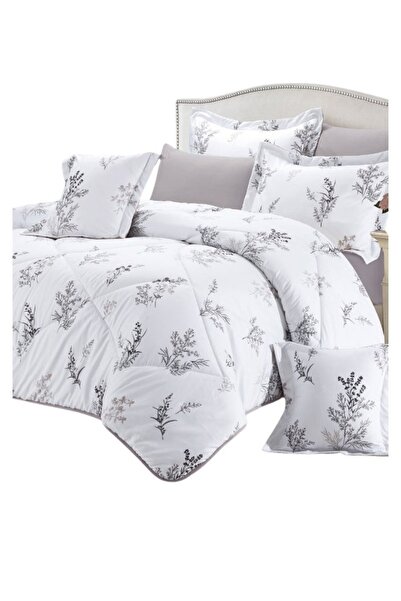 smart home Double-sided duvet set, 8-piece duvet, size 240x260 cm, filling (350 g/m²), microfiber