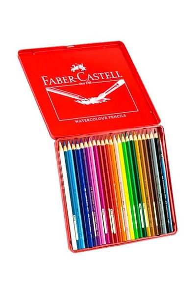rexa 24-Piece Watercolour Pencil Set – Green/Yellow/Blue – Blendable & Versatile Colors
