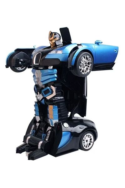 rexa Remote Control Transforming Robot Car – 2-in-1 RC Vehicle & Robot Toy with Lights and Sound