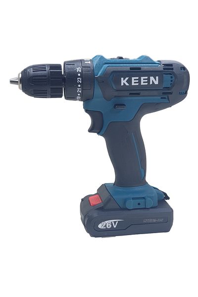 Keen 26V Cordless Drill for Screwdrivers and Nut Drivers