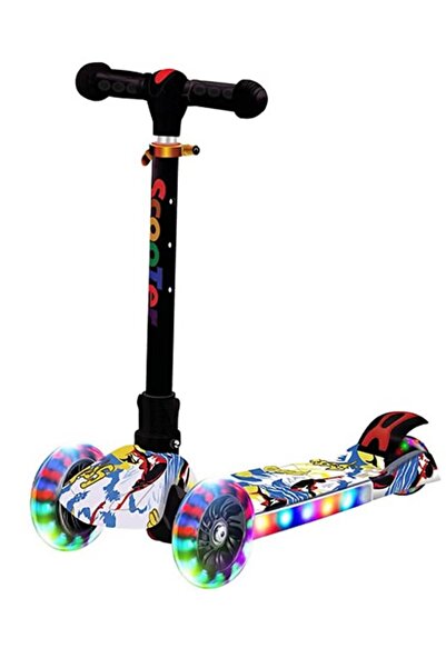 rexa سكوتر ركل بثلاث عجلات وارتفاع قابل للتعديل