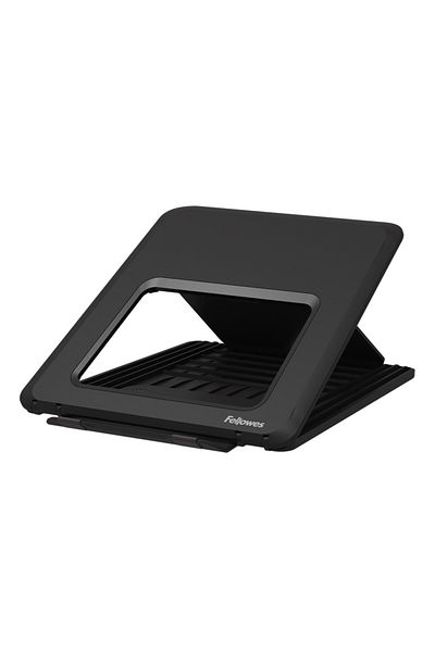 Fellowes Breyta Laptop Stand, Black, Ergonomic Design, Adjustable Height, Non‑Slip Base