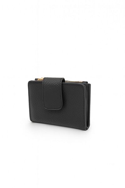 UCCELLO Women's Zippered Card Holder Wallet - Leather Look, Coin Compartment