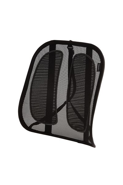 Fellowes Mesh Back Support, Ergonomic Design, Adjustable Straps, Breathable Mesh Material