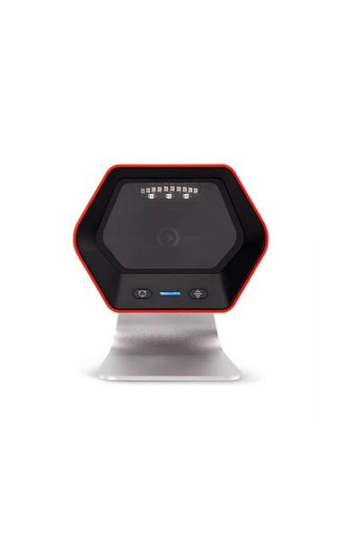 divendi-ro Two-dimensional scanner, scans 1D, 2D and QR codes, red