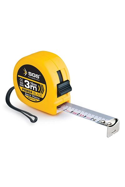 SGS Strong Steel Strip Meter 3m / 16mm
