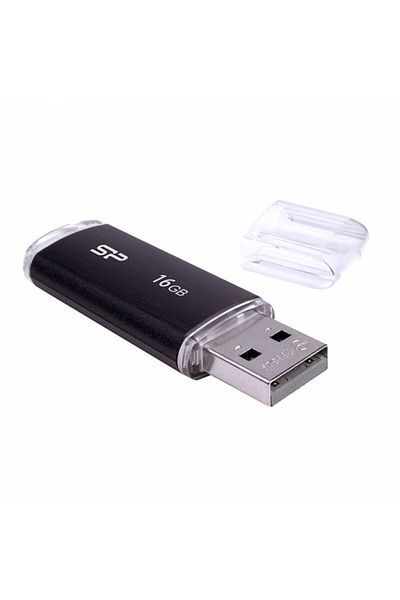 3 Memorie USB Silicon Power 16GB, USB 2.0, Negru