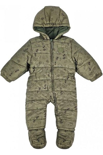 JiAmy baby jumpsuit, cotton/polyester, green, 3-6 months