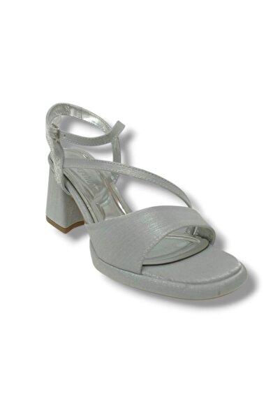 ERBAY 88-25 Sandale anatomice pentru femei, din piele, cu toc transparent și ...