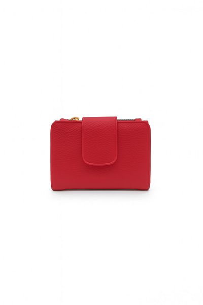 UCCELLO Women's Zippered Card Holder Wallet - Leather Look, Coin Compartment