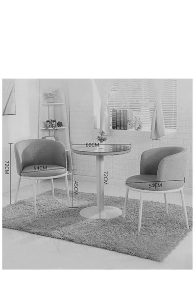 rexa Round Table With Two Chairs