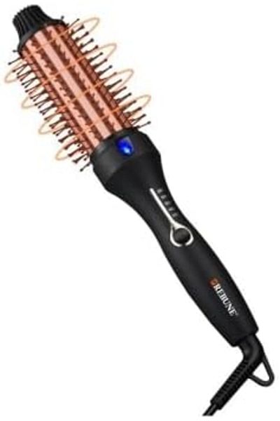 rebune Repune Thermal Hair Brush, 45W, 5 Temperature, Ceramic and Infrared Technology, Black