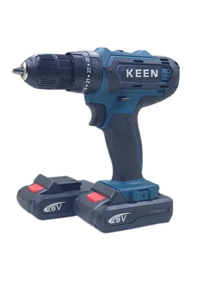 Keen 26V Cordless Drill for Screwdrivers and Nut Drivers