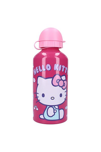 Hello Kitty Aluminum water bottle, multicolor, capacity 500 ml, Really Refreshing, Hello Kitty