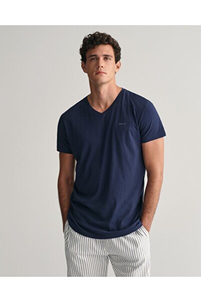 Gant عبوة من 2 تيشيرت برقبة على شكل حرف V