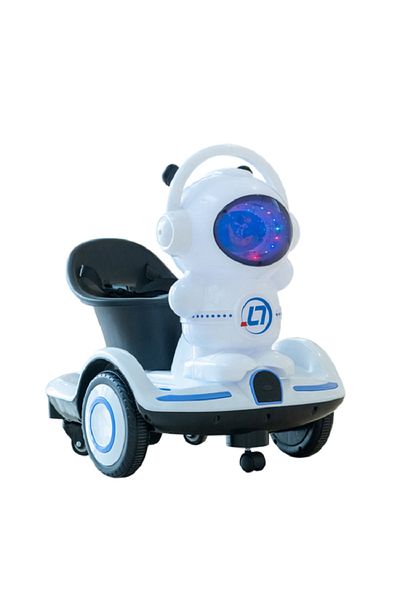 rexa Kids Ride on Electric Vehicles Cartoon Push Racer With LED Lights Balance Function