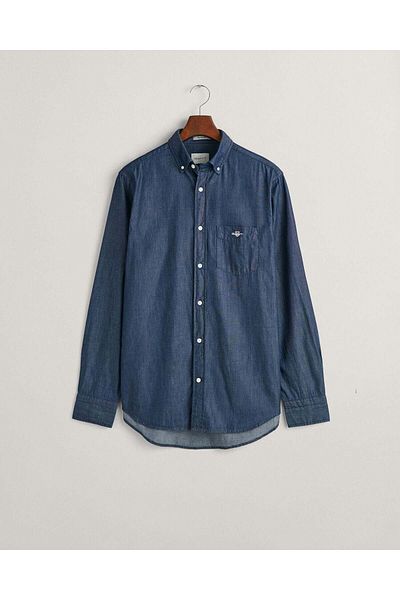 Gant Regular Fit Indigo Shirt