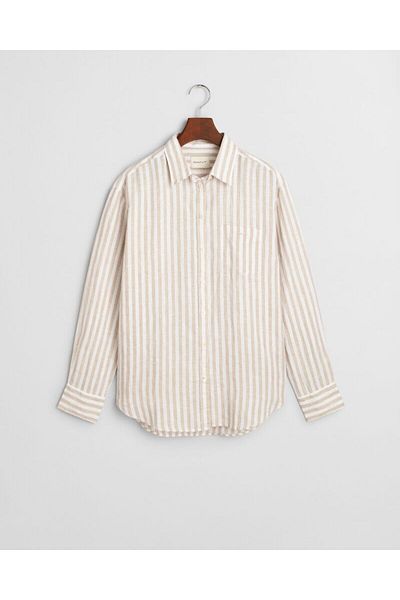 Gant Relaxed Fit Striped Linen Shirt