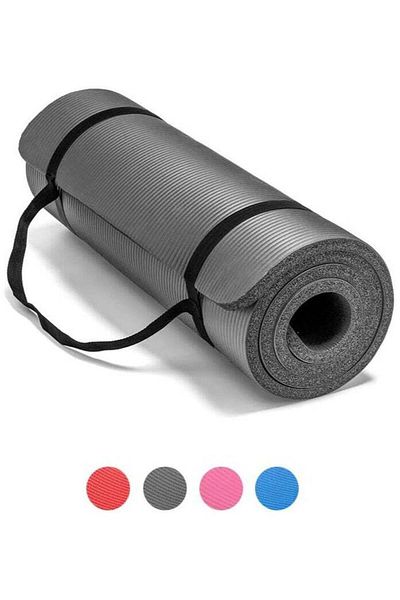 Primo Plus Mega Primo Plus Tear-Resistant Exercise Mat with Carrying Strap 60x10cm