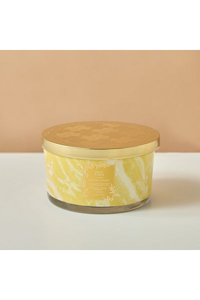 Scent.d London Scent.d Fruit Punch Scented 3-Wick Jar Candle - 450 gms