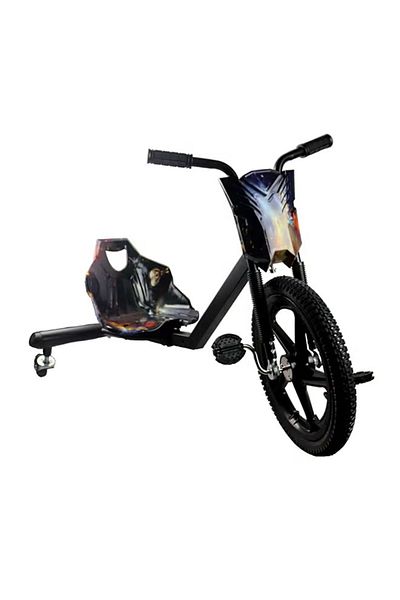 rexa 360° Drifting Pedal Tricycle – 90 x 65 x 60 cm, Fun Ride-On Drift Trike for Kids