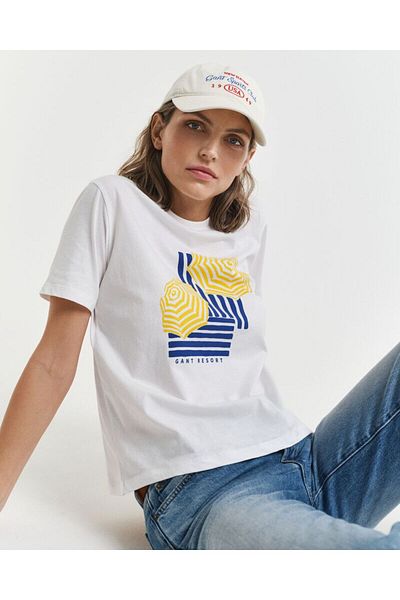 Gant REGULAR GRAPHIC SS T-SHIRT
