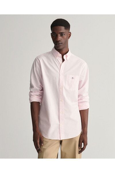 Gant Regular Fit Gingham Poplin Shirt