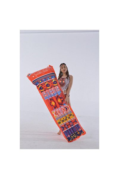rexa Inflatable Beach Mattress Portable Air Lounger for Pool & Outdoor Relaxation