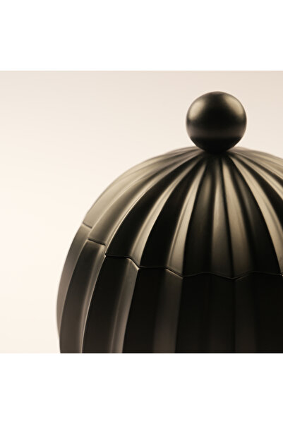 LA MESA Metal Jar 19*19*22Cm, Black