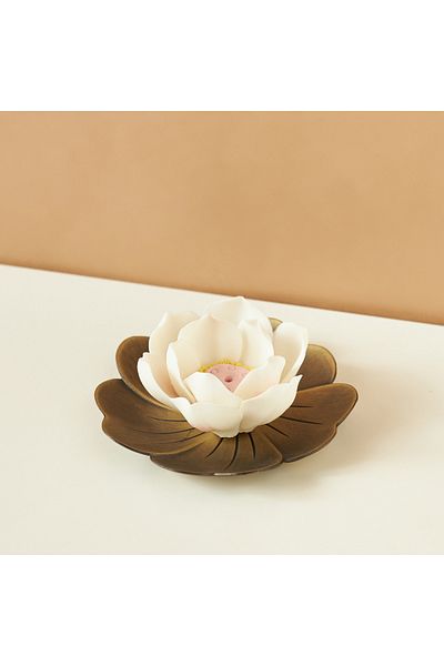 Lifestyle Decorative Lotus Flower Incense Holder
