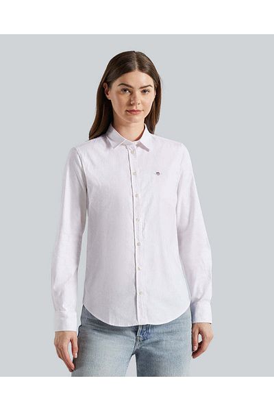 Gant Slim Stretch Oxford Striped Shirt – Modern Cut, Smart Detailing